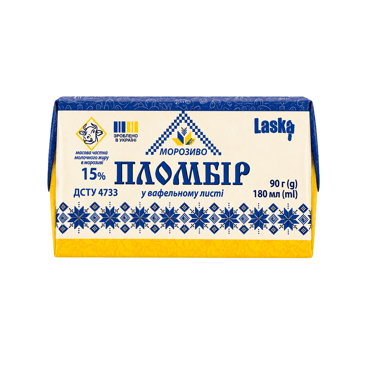 INGHETATA SANDWICH PLOMBIR 90G LASKA