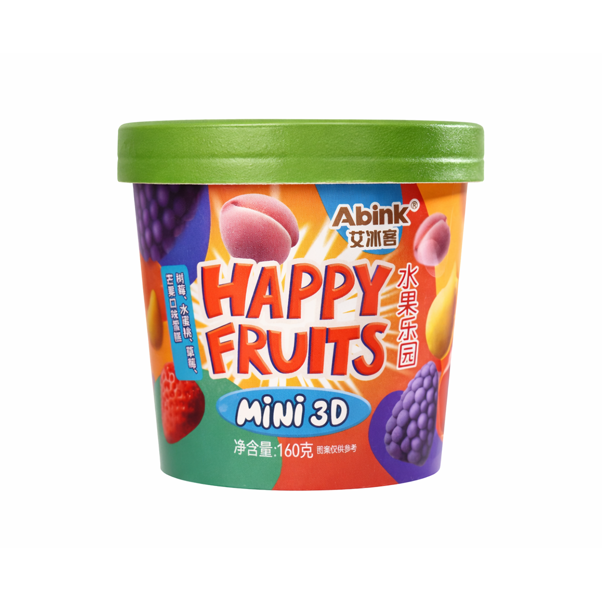 INGHETATA HAPPY FRUITS MINI 3D 150GR ABINK