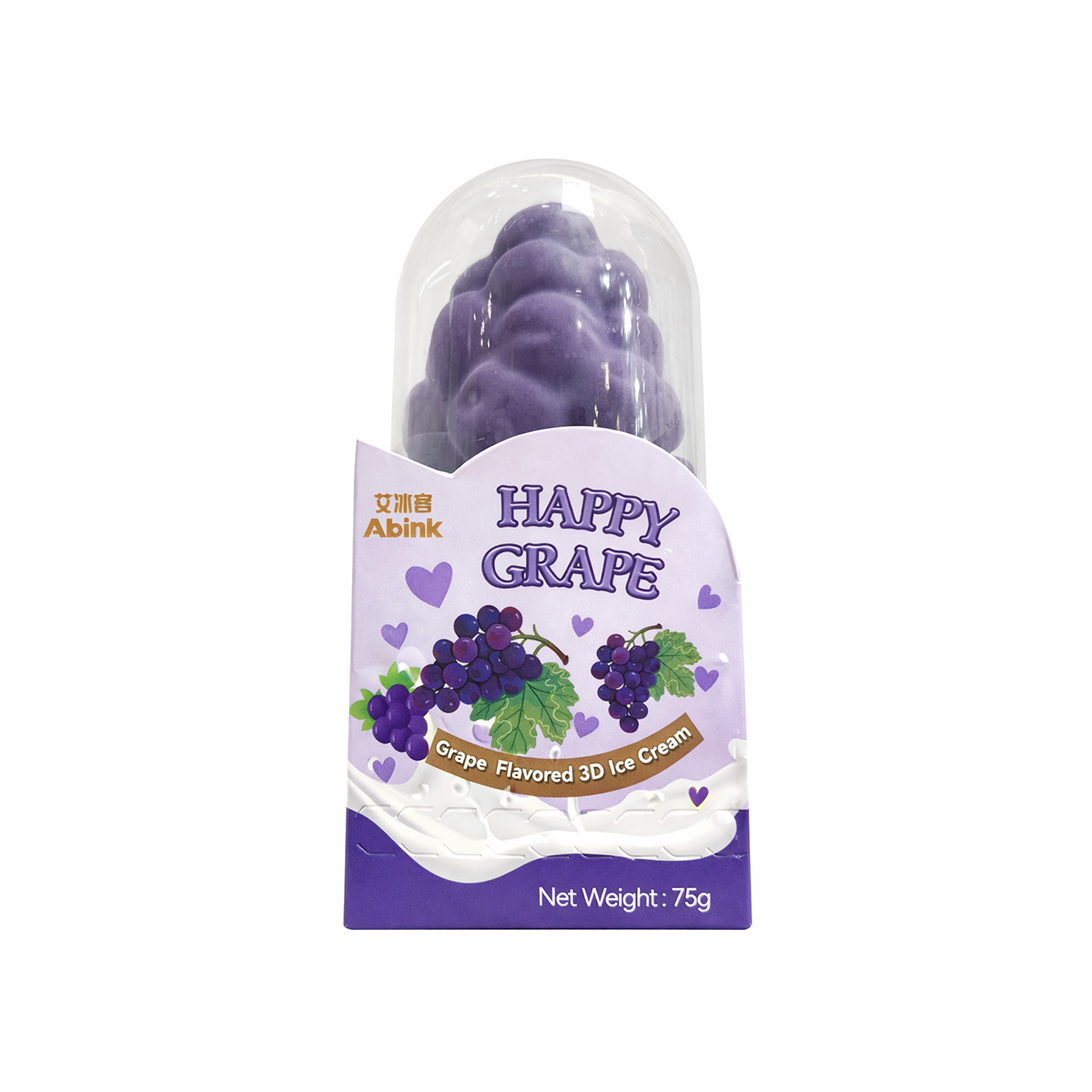 INGHETATA HAPPY GRAPE STRUGURE 75GR ABINK