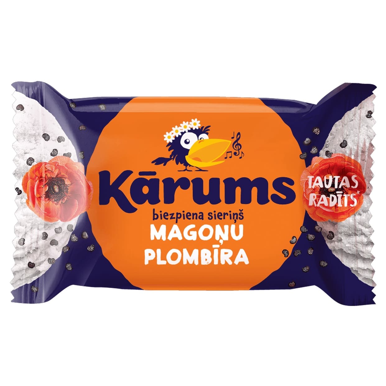 Baton de brânză cu plombir și mac Karums 45gr