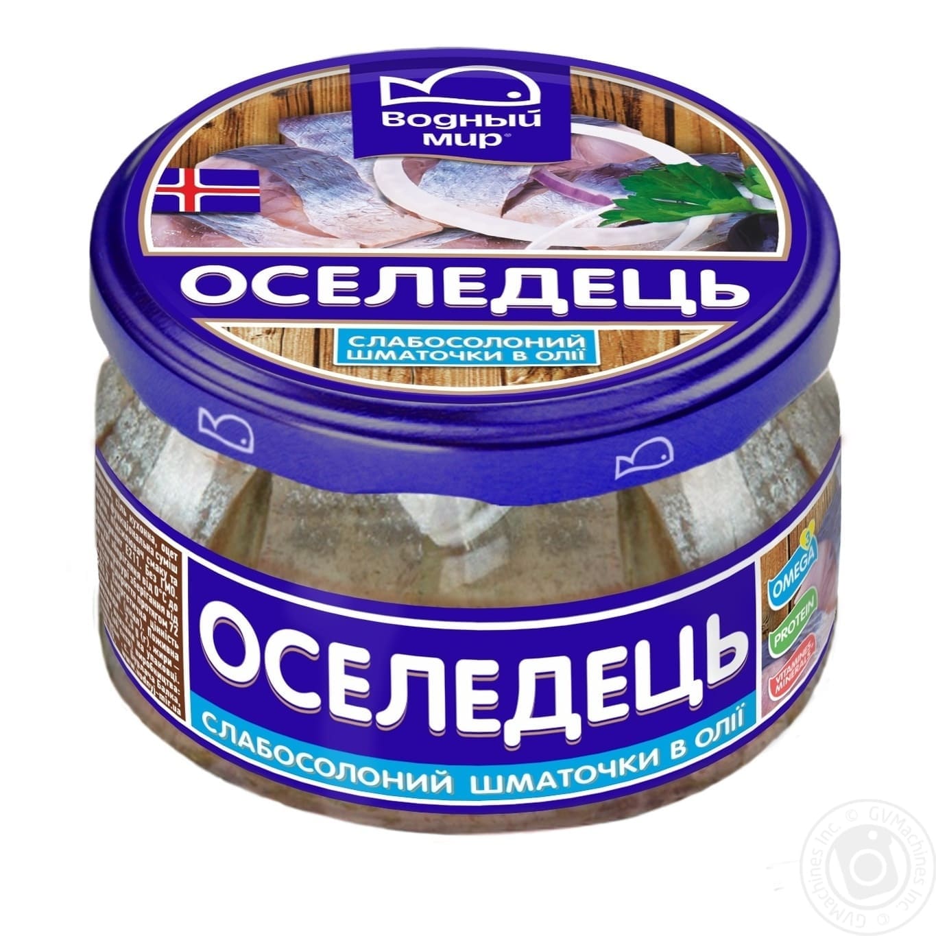 Hering bucăți în ulei „Lumea apei” 210gr