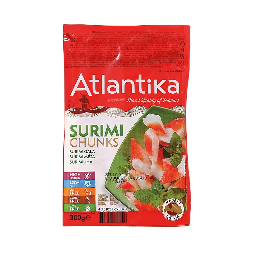 Rulouri de surimi, bucăți „Atlantika” 300gr