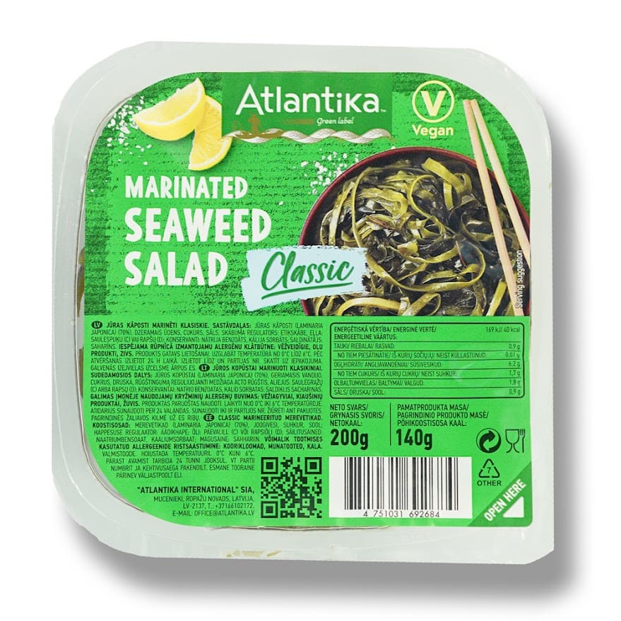 SALADAページ Classic Seaweed Salad 200g (Marinated) | Berezka | București