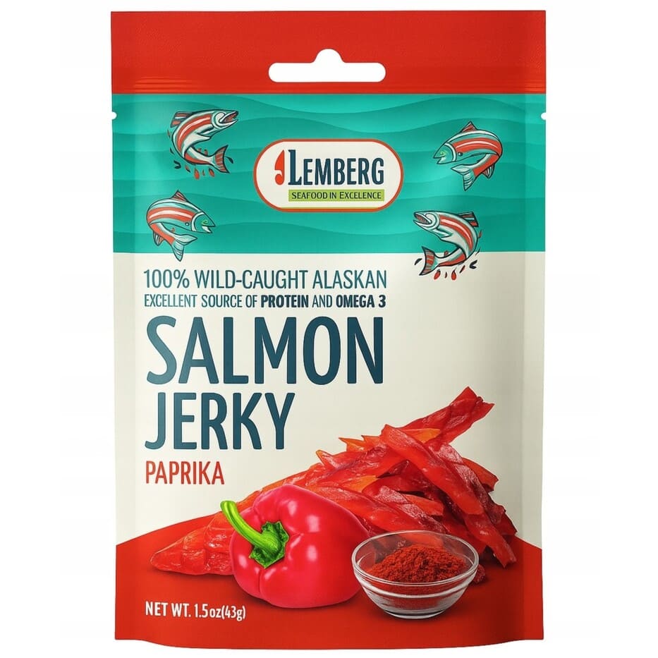 Salmon jerky with paprika “Lemberg”