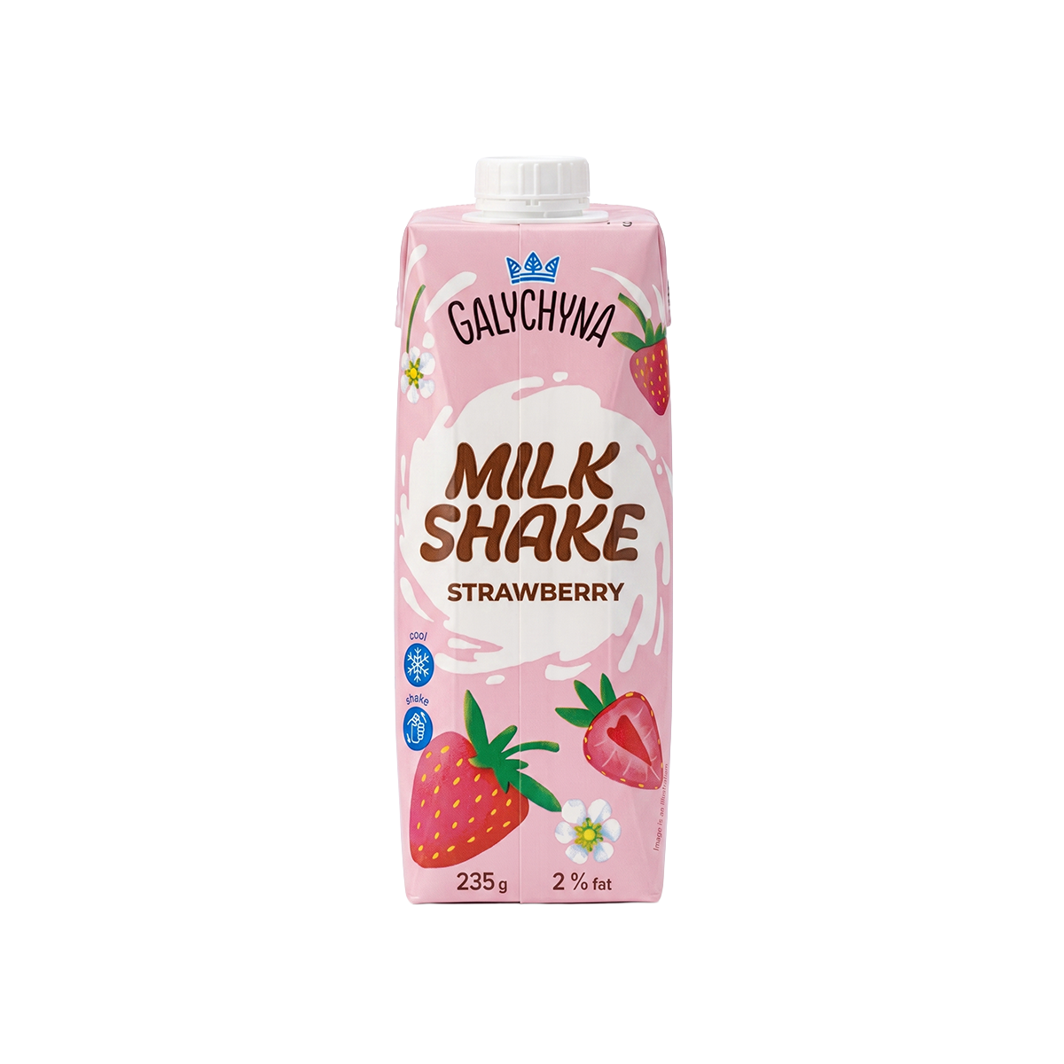 LAPTE COCKTAIL FRUCE DE PADURE 2% 235g GALICINA