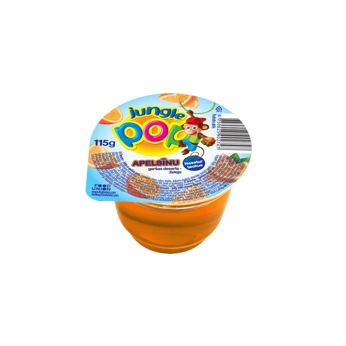 JELEU CU AROMĂ DE PORTOCALĂ 115GR JUNGLE POP