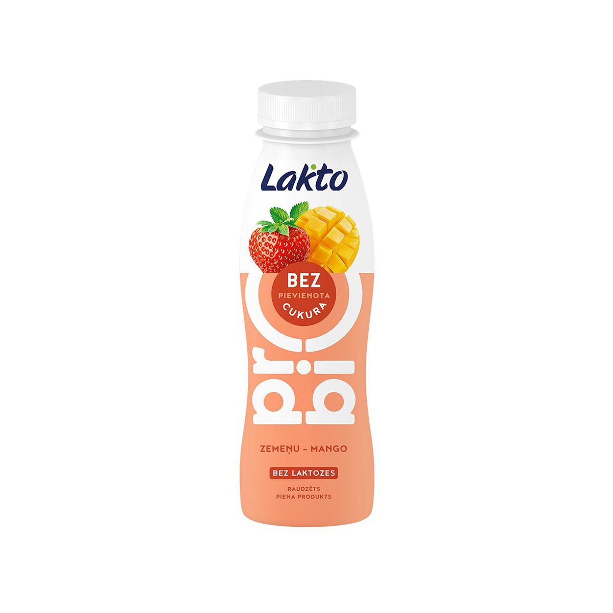 Băutură pe bază de lapte Lakto ProBio cu căpșuni și mango 270ml