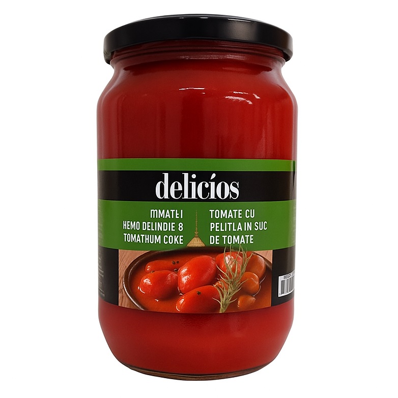 Roșii în suc de roșii Natur Bravo 720gr