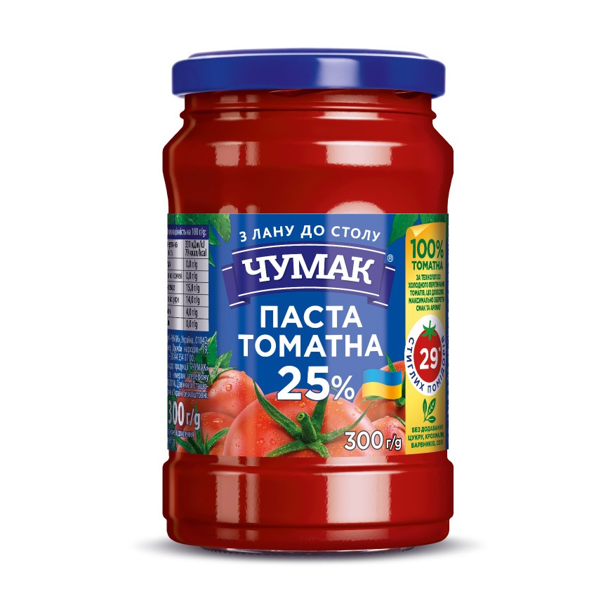 Pastă de roșii 25% Chumak 300gr