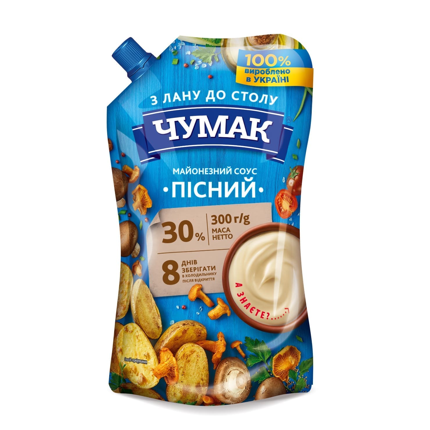 SOS MAIONEZA DE POST 30% 300GR CHUMAK