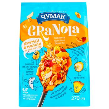 GRANOLA FRUCTE TROPICALE 270GR CHUMAK