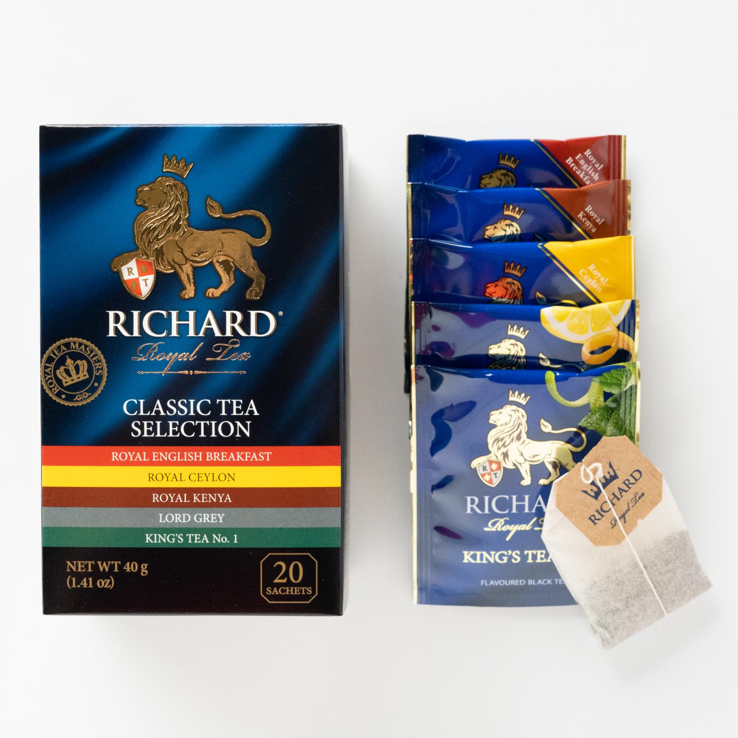 Ceai richard classic tea selection 20*2gr 