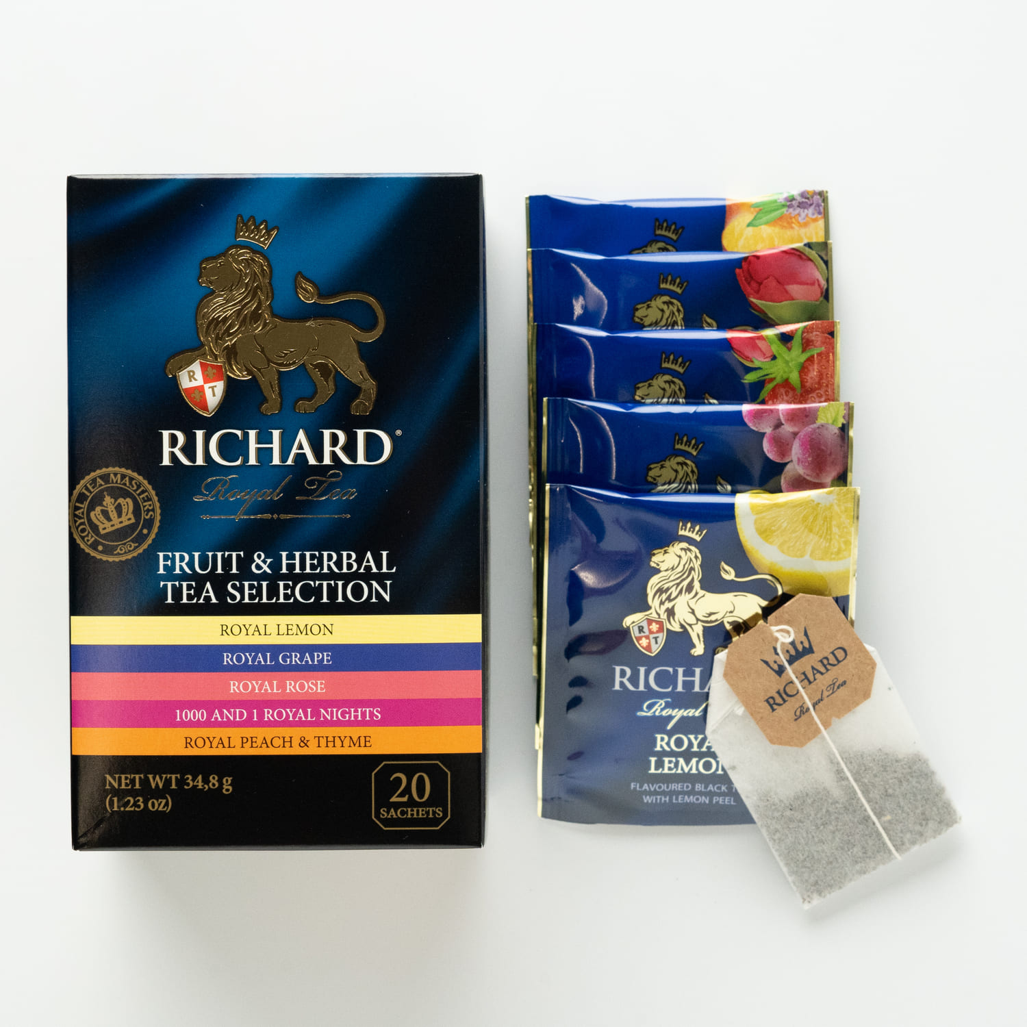 Ceai richard fruit and herbal tea selection 20*1.74gr 