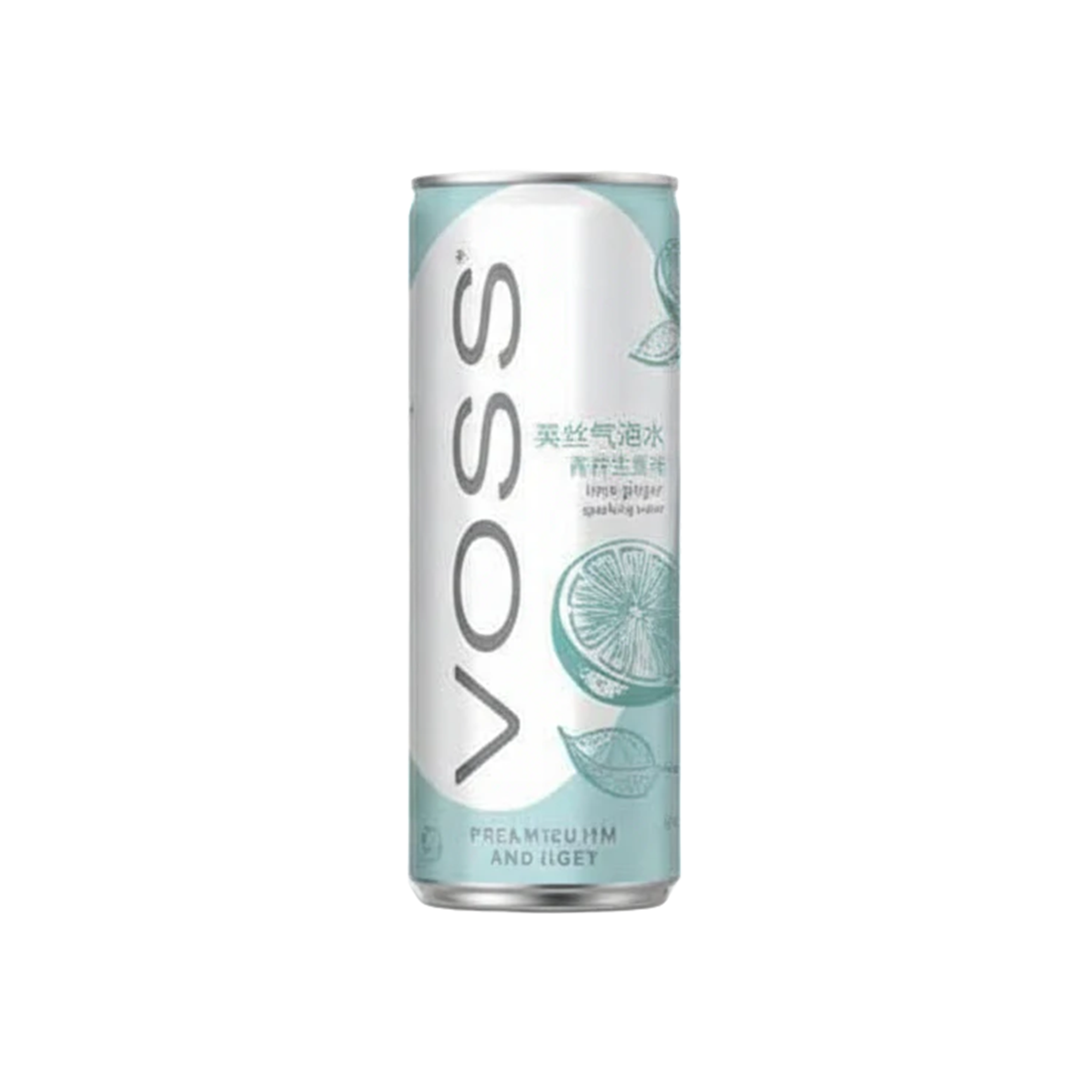 APA CARBOGAZOASA CU AROMA LIME/GHIMBIR 330ML VOSS