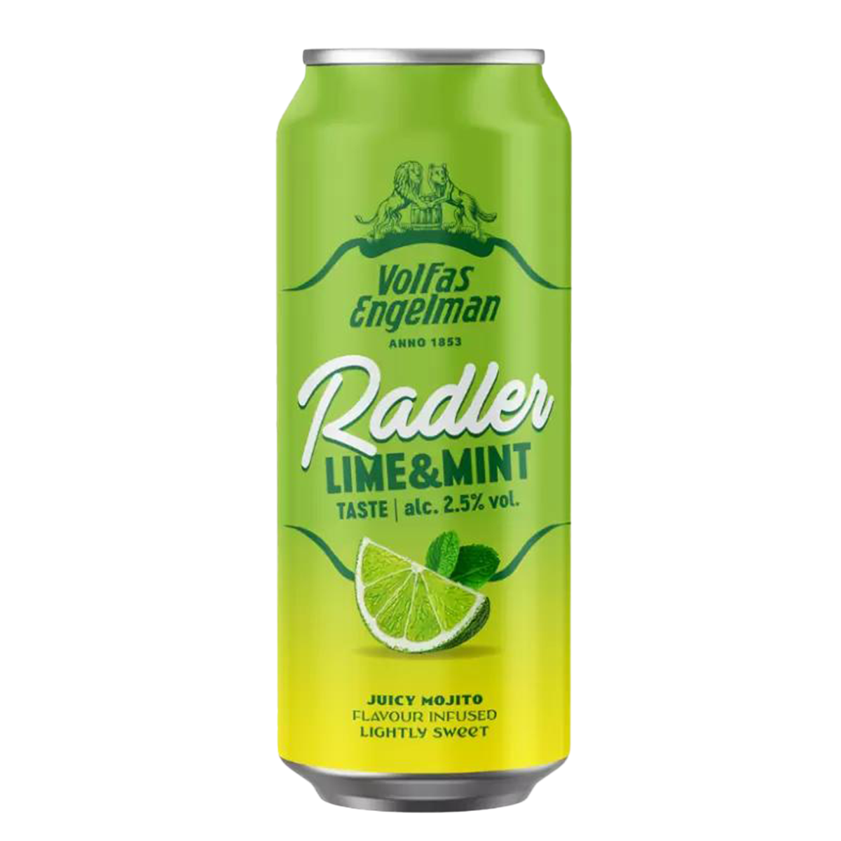 BERE RADLER LIME/MENTA 2.5% 0.5L VOLFAS ENGELMAN
