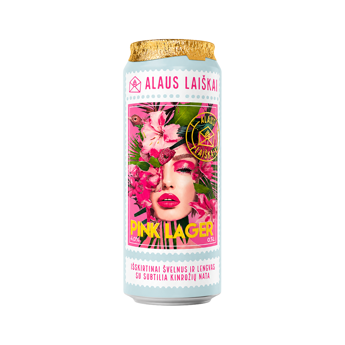 BERE PINK LAGER 4% 0.5L VOLFAS ENGELMAN
