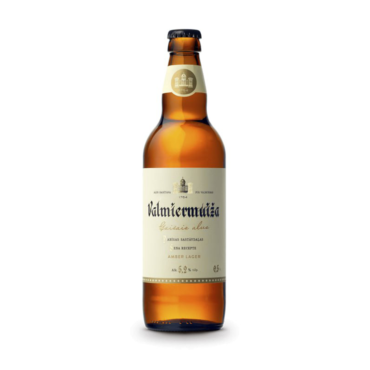 BERE AMBER LAGER 5.2% 500ML VALMIERMUIZA