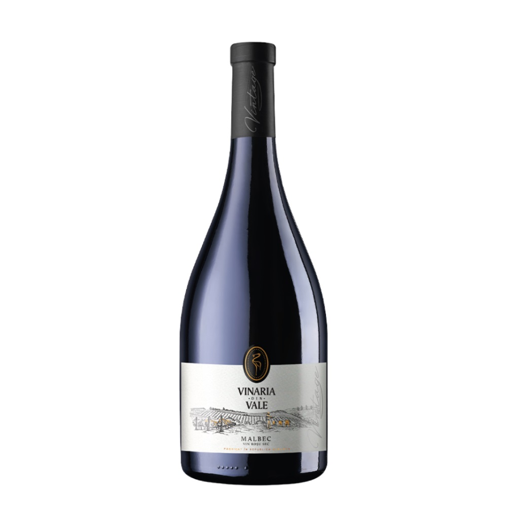 Vin roșu sec Malbec Vinaria din Vale 750ml