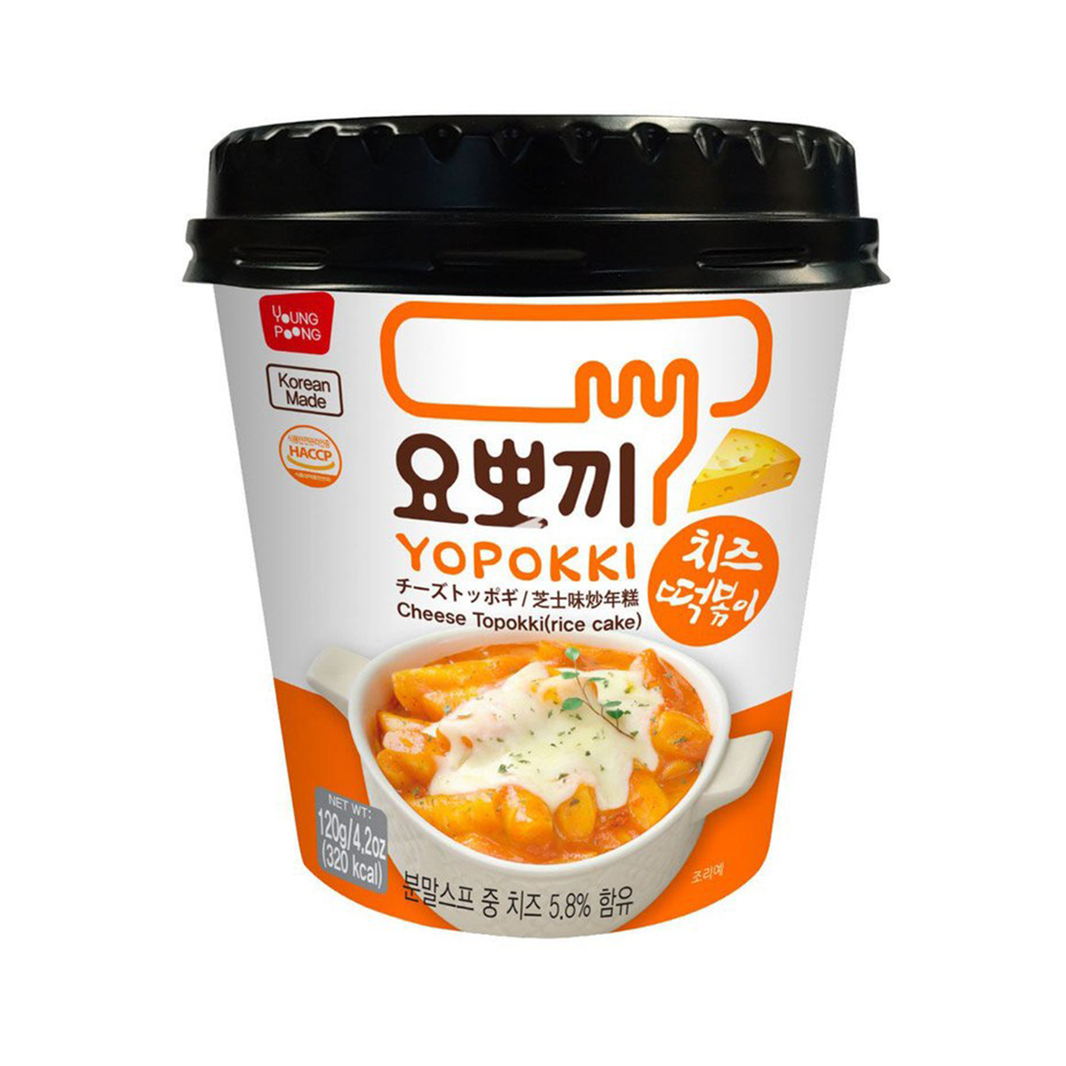 Ramen Topokki cu cașcaval YOPOKKI 120gr