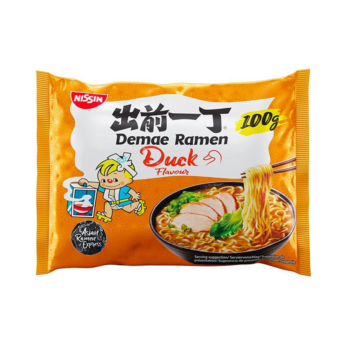RAMEN CU AROMĂ DE RAȚĂ 100 GR NISSIN