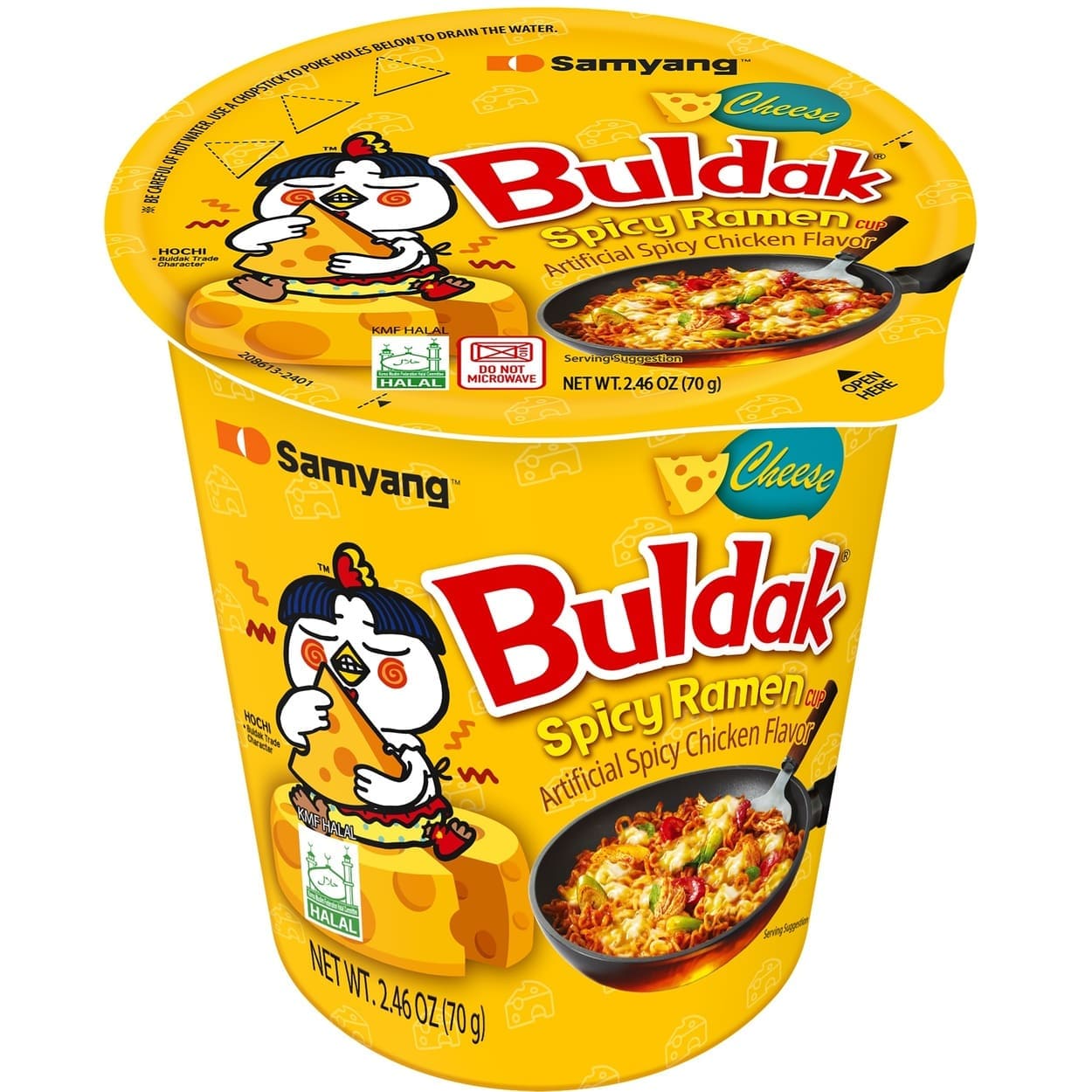 Ramen cu cașcaval în pahar Buldak Samyang 80gr