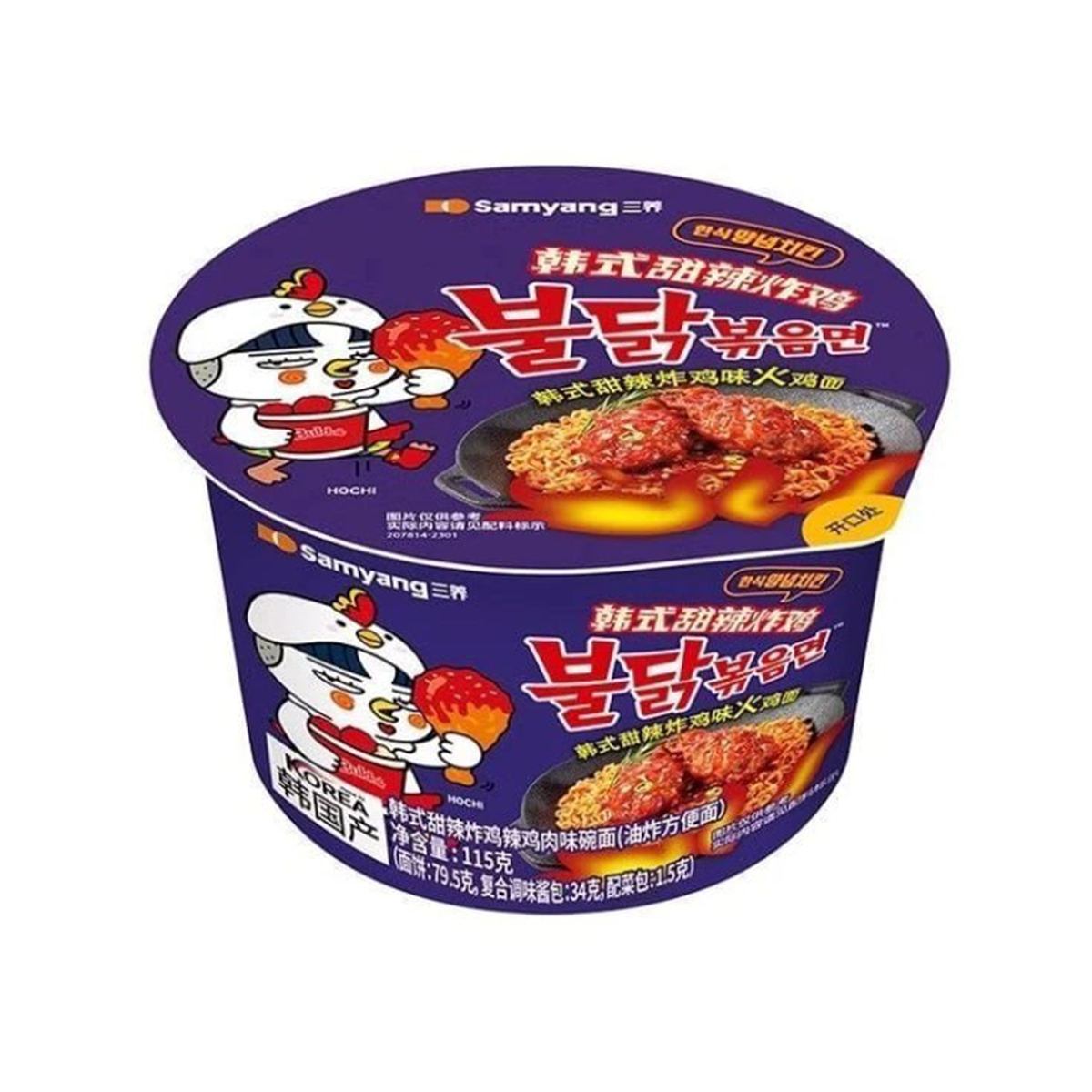 Ramen Buldak dulce-picant Buffalo la cupă SAMYANG 115gr