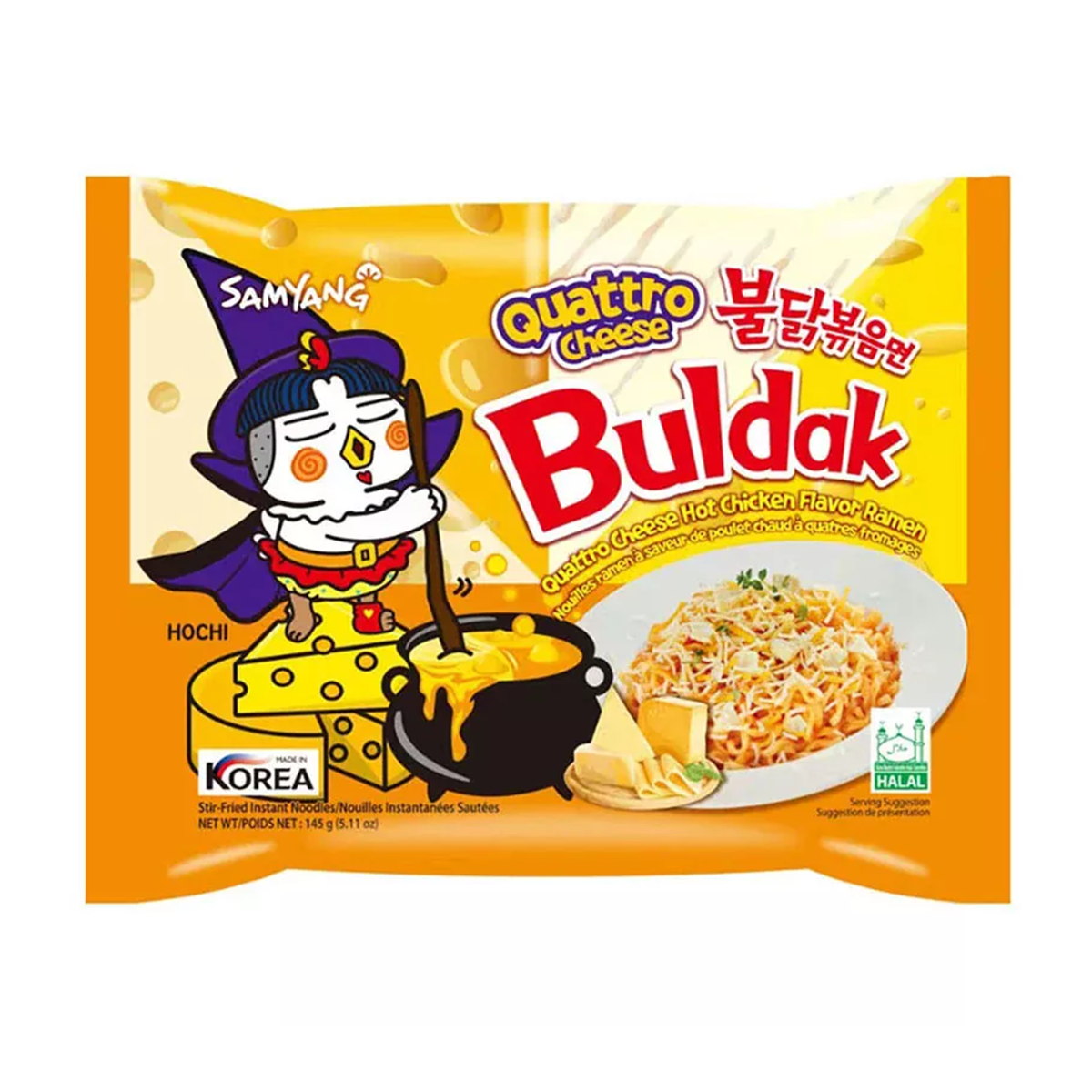 Ramen Buldak cu patru brânzeturi SAMYANG 145gr
