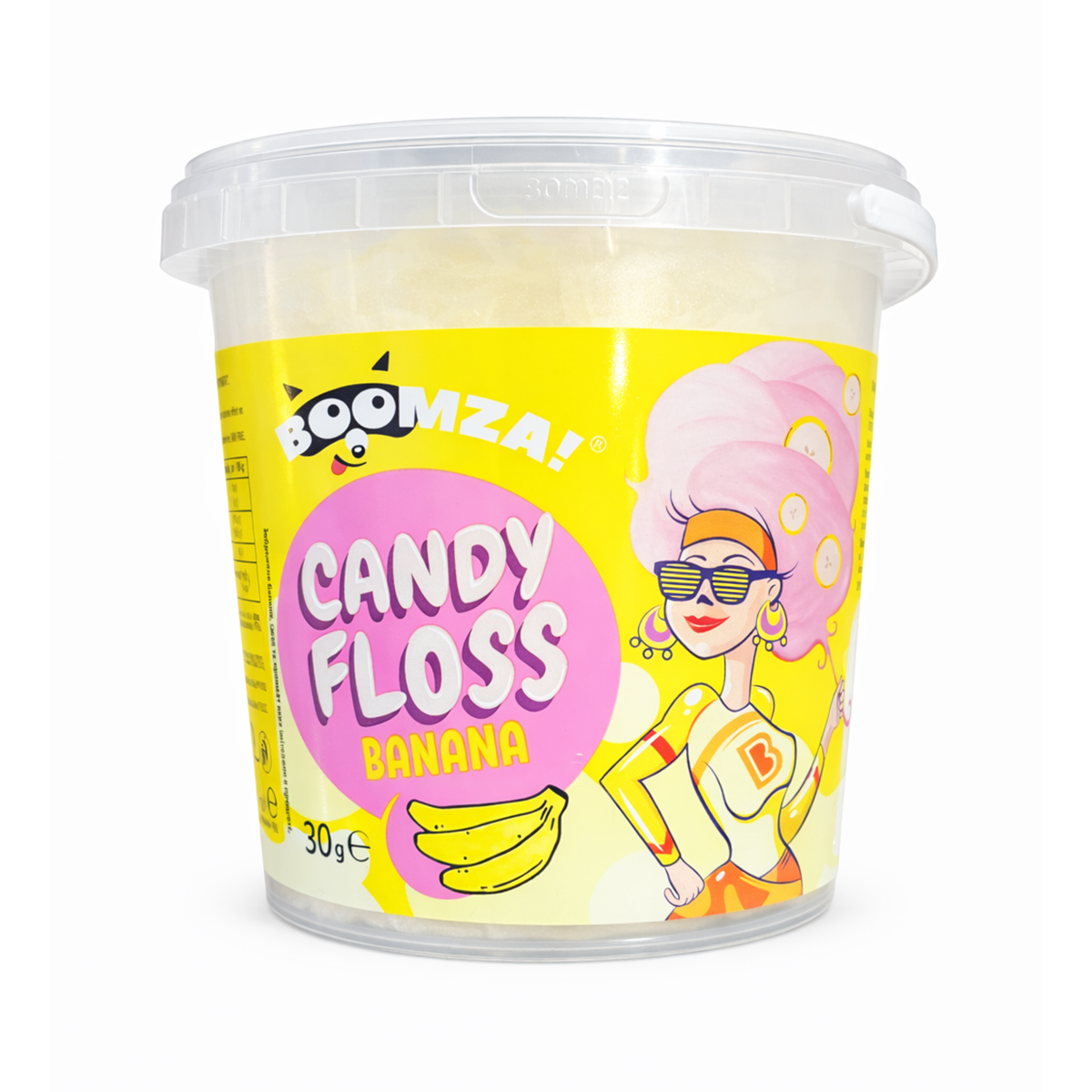 VATA DE ZAHAR GUST BANANA 30GR BOOMZA