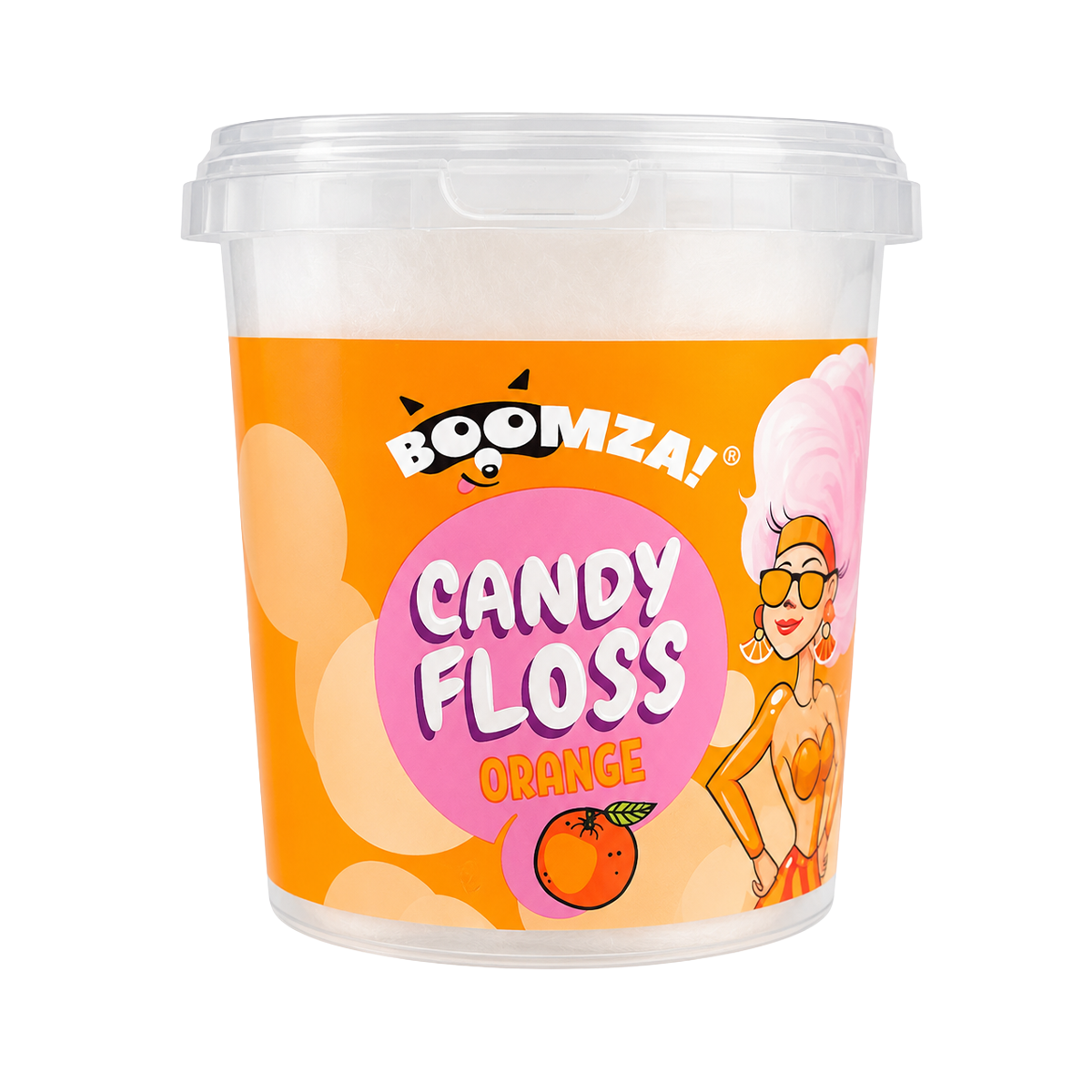 VATA DE ZAHAR GUST PORTOCALE 30G BOOMZA