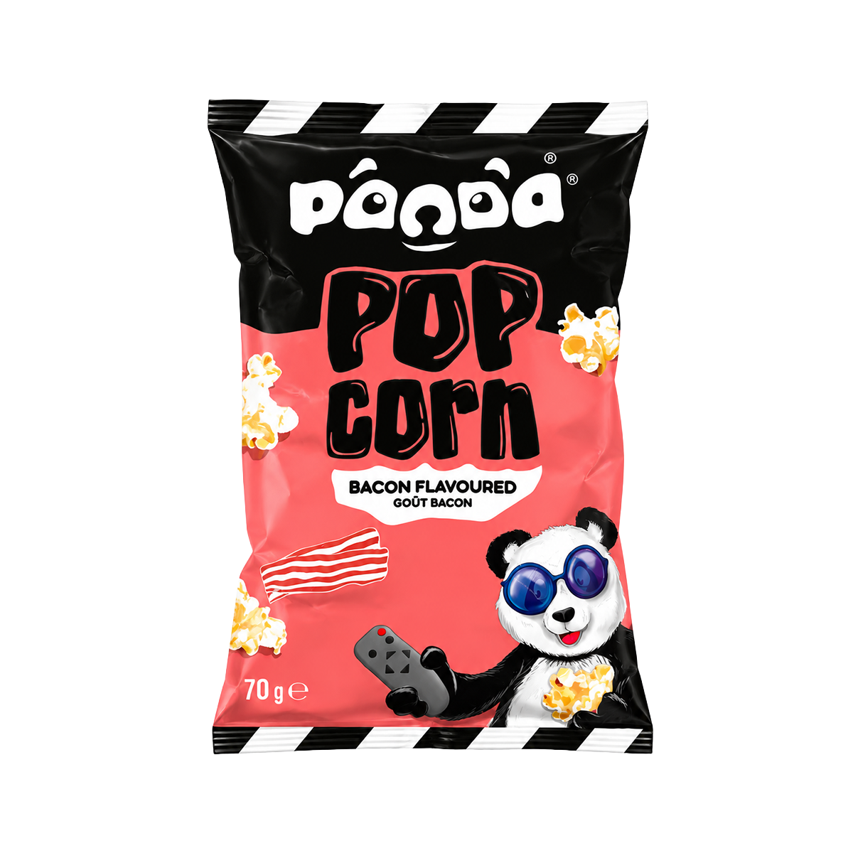 POPCORN GUST BACON 70G THE PANDA