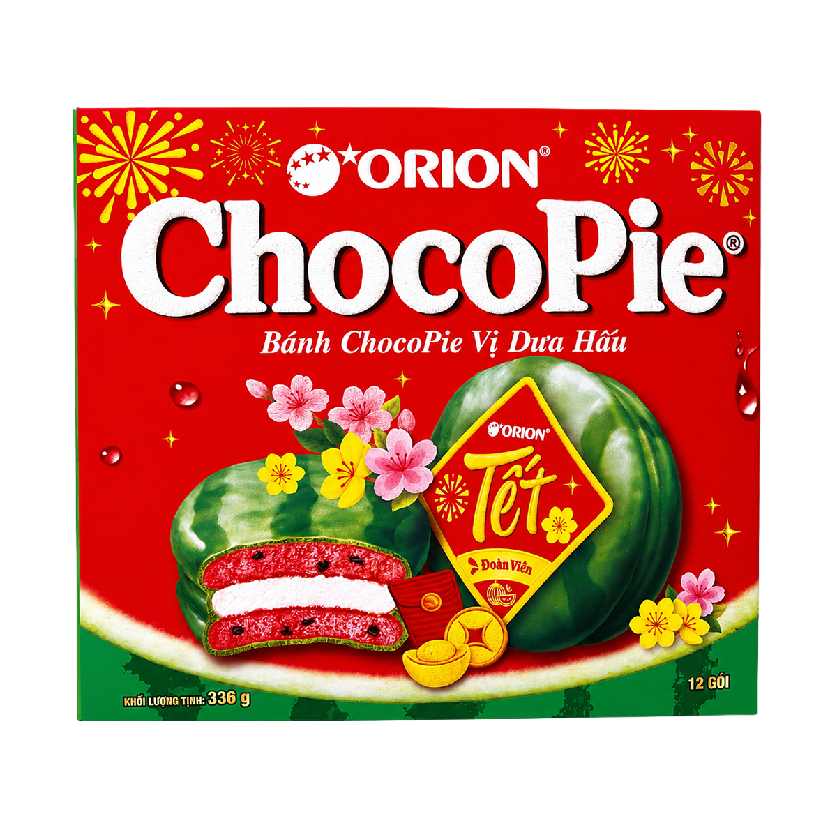 CHOCO PIE PEPENE GALBEN 12*28GR ORION