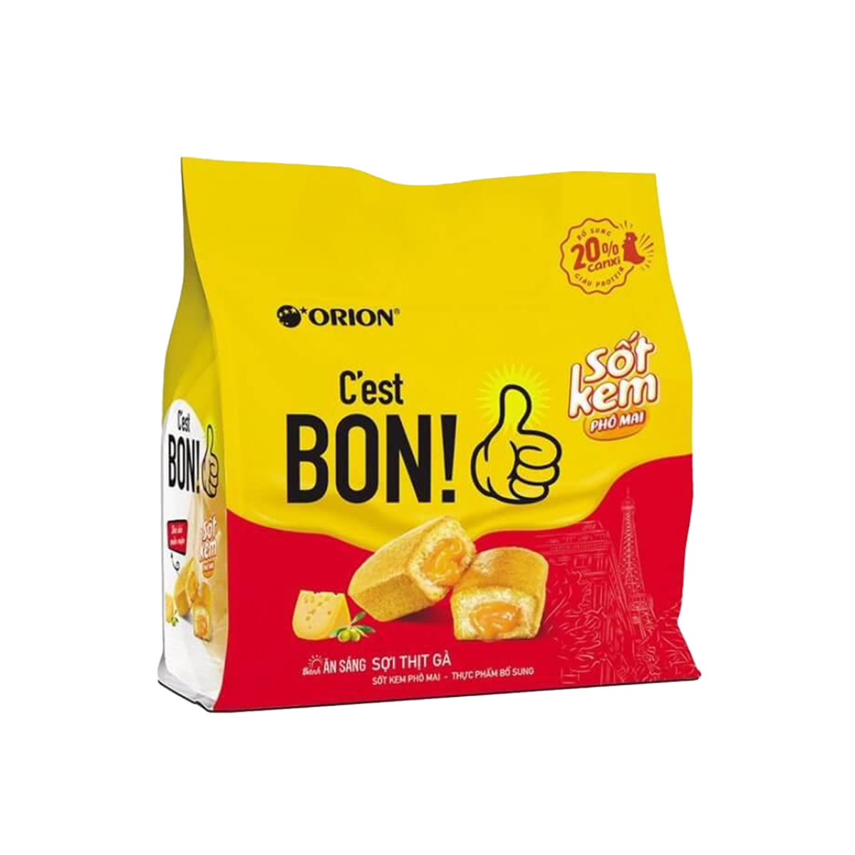 PRAJITURICA CU SOS DE CASCAVAL C'EST BON 101GR ORION