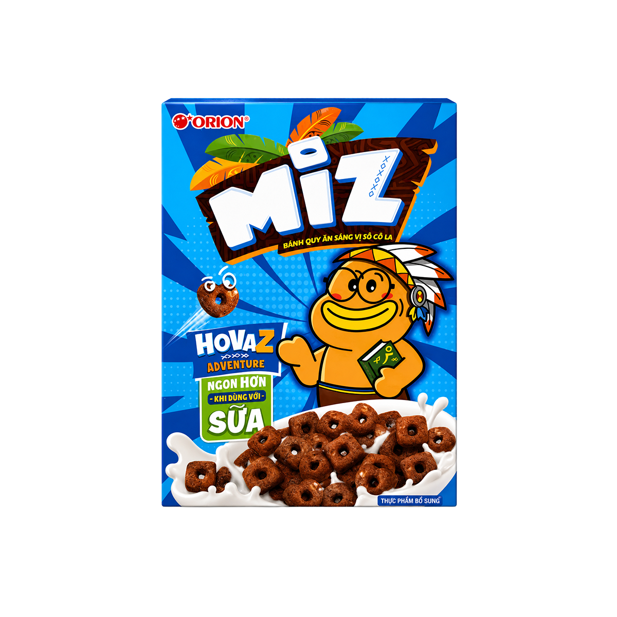 BISCUITI CU CIOCOLATA PENTRU GUSTARE MIZ 54GR ORION