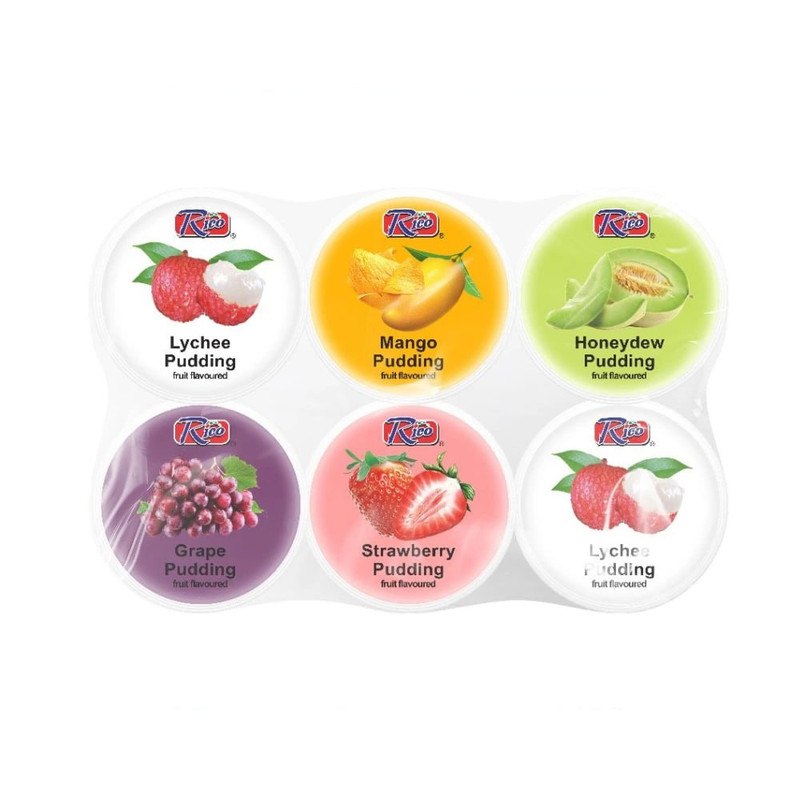 PUDING ASORTAT 6*65GR RICO