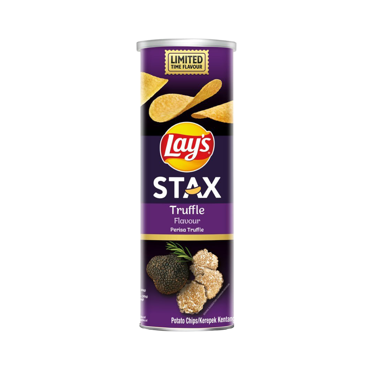 CHIPSURI LAYS STAX TRUFE NEGRE 90GR