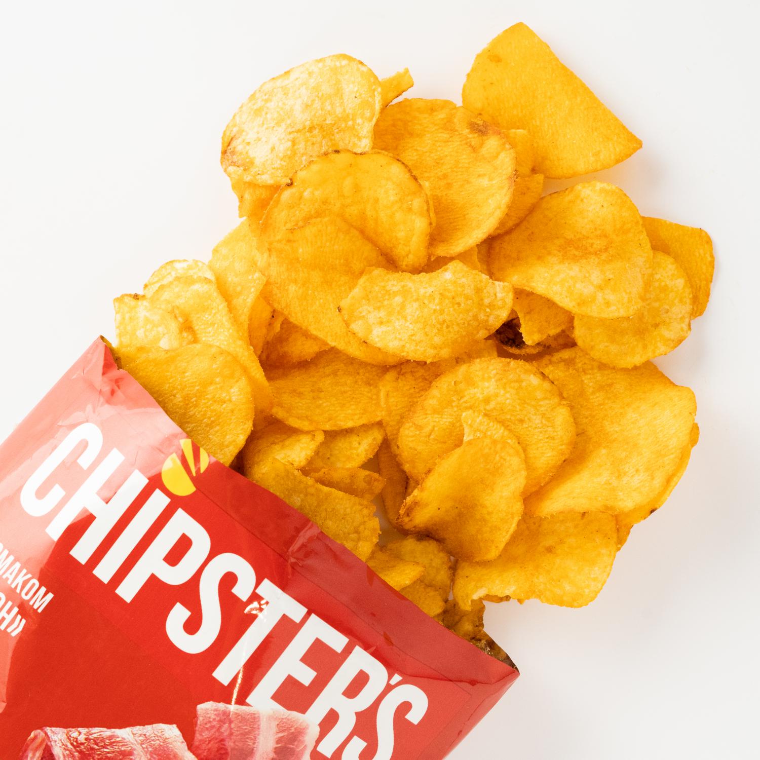 Chips cu gust de bacon chipsters 