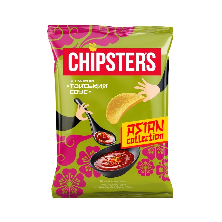 Chips cu aromă de sos thailandez Chipsters