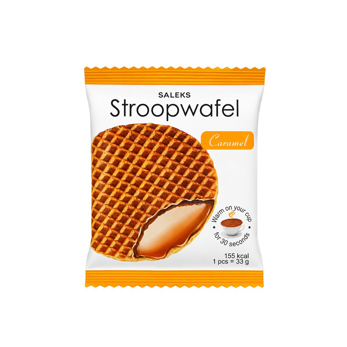 VAFA OLANDEZA STROOPWAFEL CARAMEL 33G SALEKS