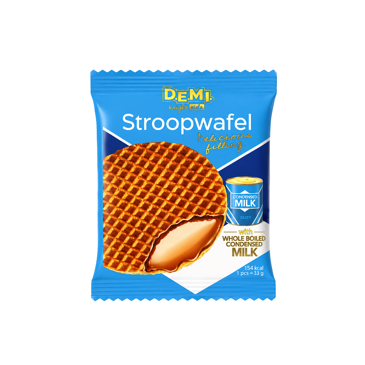 VAFA OLANDEZA STROOPWAFEL LAPTE CONDENSAT 33G DEMI