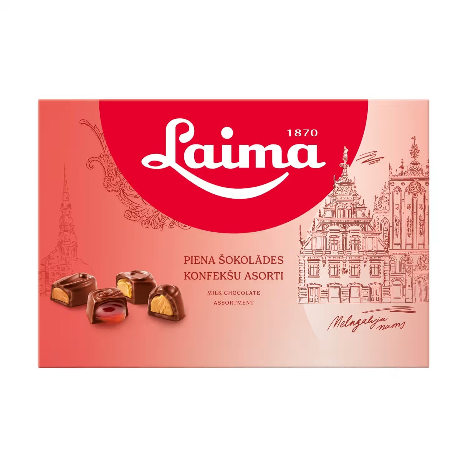 Laima Milk Chocolate Candies in a Box 215gr by Laima | București
