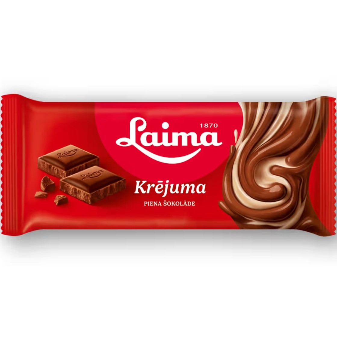 Ciocolată cu lapte Krējuma Laima 90gr