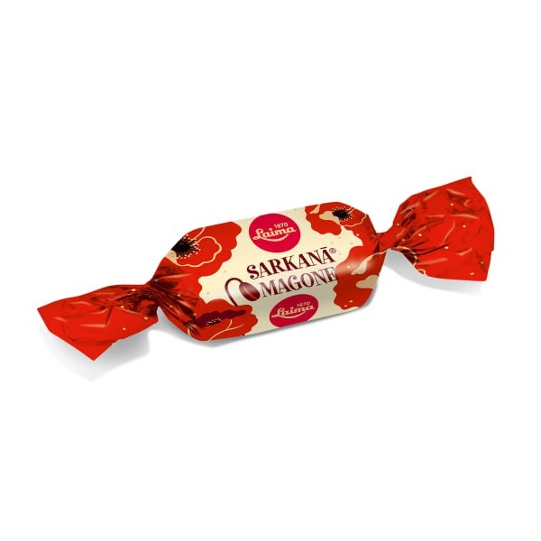 Bomboane Sarkana magone (Mac Roșu) Laima /kg