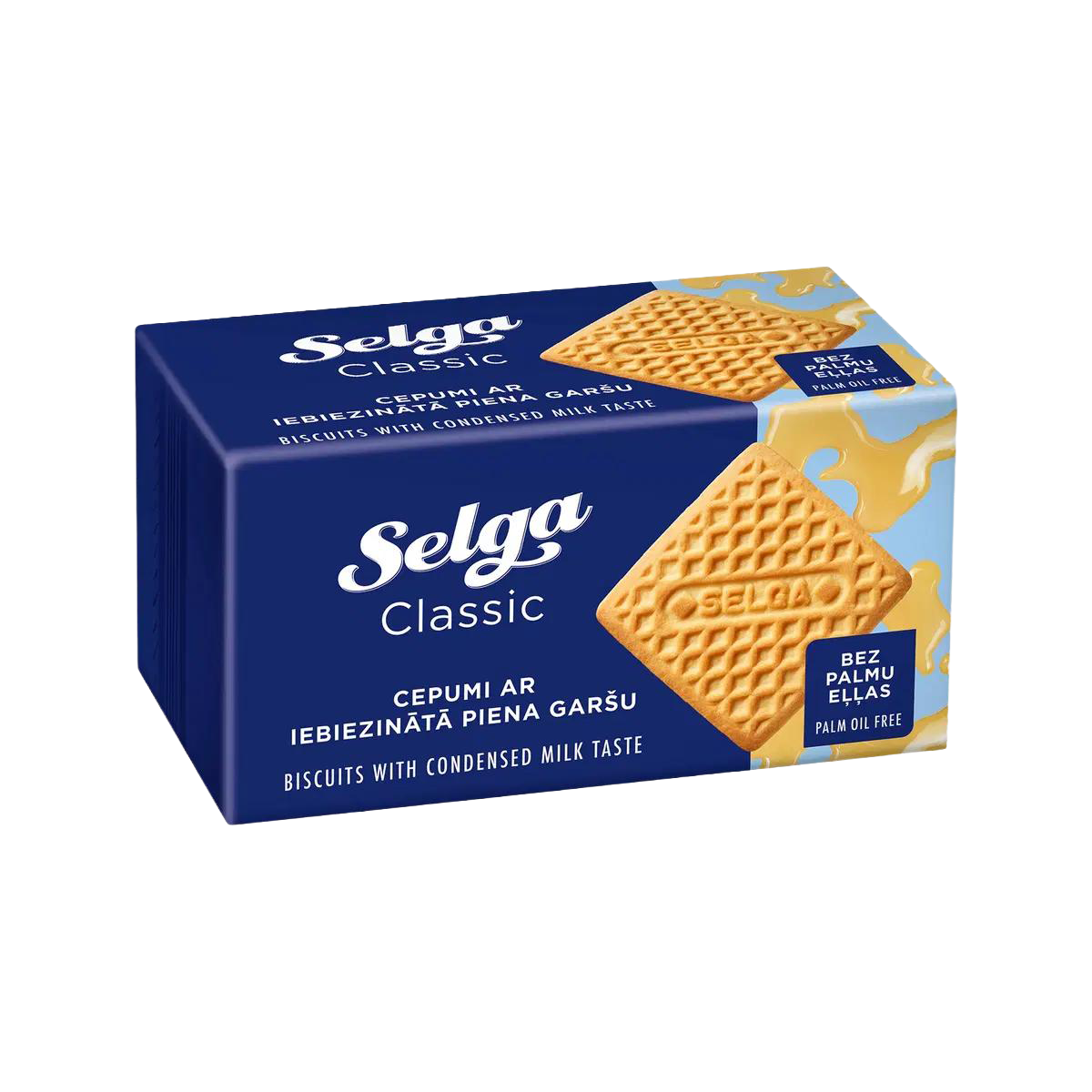 BISCUIȚI „SELGA” CU LAPTE CONDENSAT 180GR LAIMA