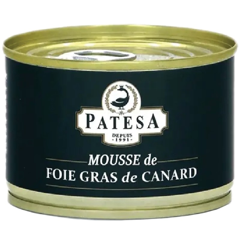 Mousse (pastă fină) de ficat gras de rață 160gr