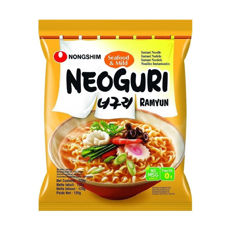 Ramen Neoguri cu aromă de fructe de mare NONGSHIM 120gr