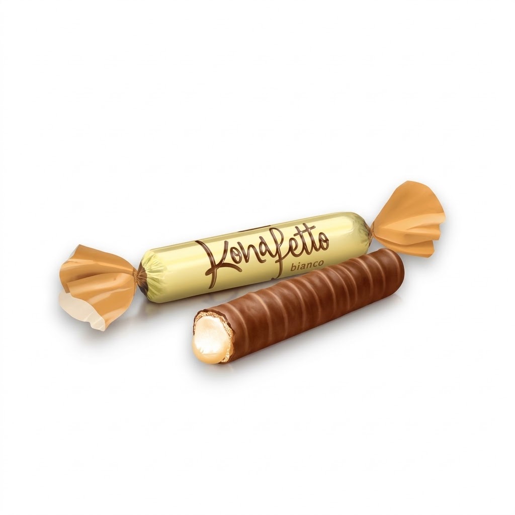 BOMBOANE KONAFETTO BIANCO /KG ROSHEN