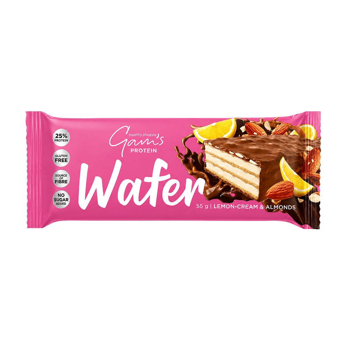 NAPOLITANE CU CREMA DE LAMAIE SI MIGDALE GAM'S 55G