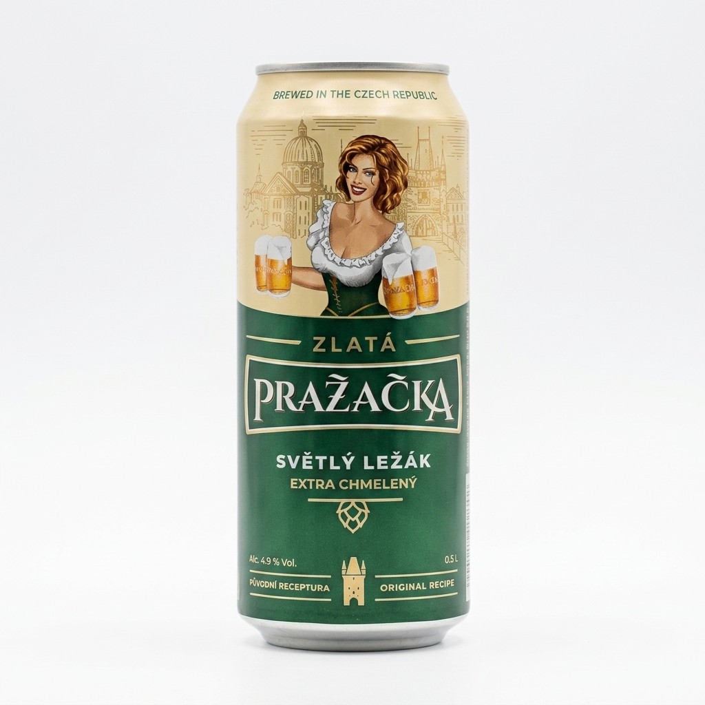 BERE PRAZACKA ZLATA 0,5L DOZA CERNOVAR
