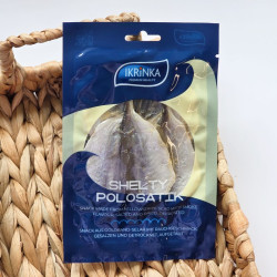SNACK DE PESTЕ „SHELTY POLOSATIK CU AROMA DE FUM” DIN FILE DE SELAR 36G