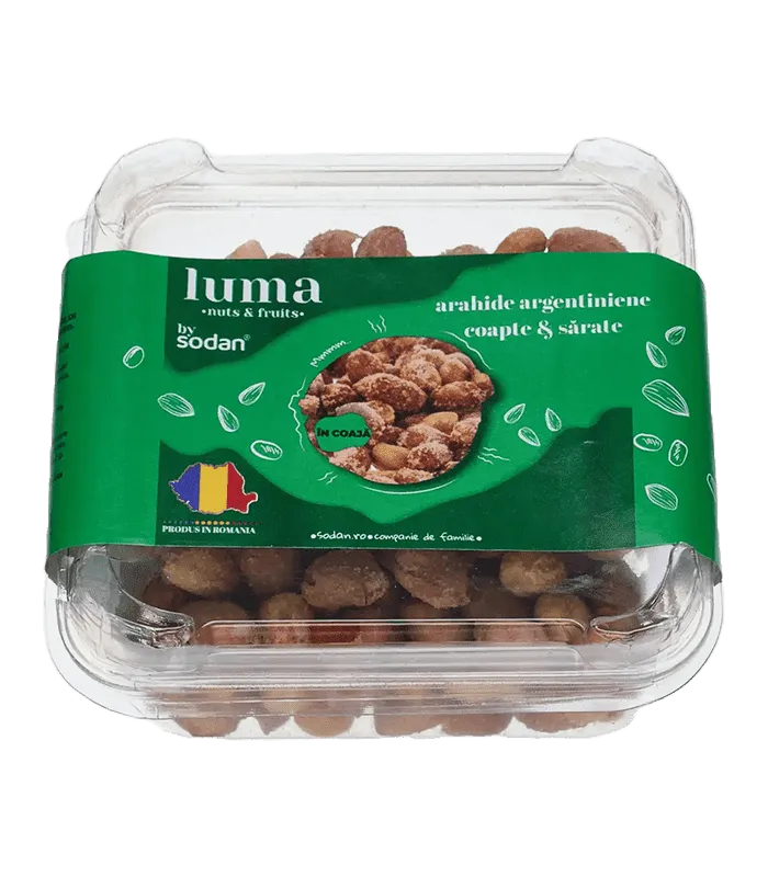 ARAHIDE ARGENTINIENE COAPTE SI SARATE 160 GR LUMA